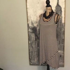 Black and white dress